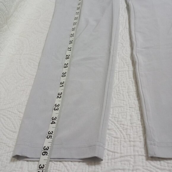 Athleta Womens Light Gray High-Waisted Trousers Size 2 Pants Activewear - Picture 11 of 11